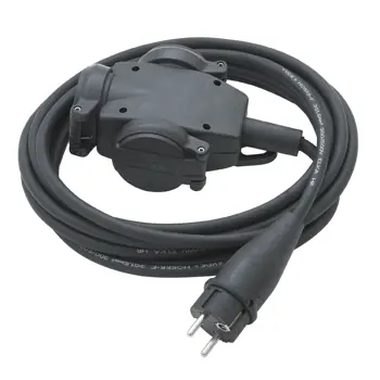 0658B Trostruka prenosiva utičnica 16 A 250 V  GUMENI KABEL 25M~ 3500 W IP44