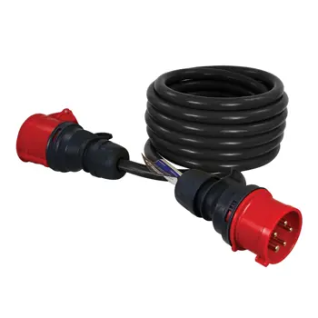 0744 Produžni kabel s utikačem i natikačem CEE  16 A 400 V ~ 10500 W IP44