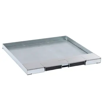 088105 POKLOPAC UGRADBENE PODNE KUTIJE V16/H24M ZA UMETAK DO 15mm ČELIK