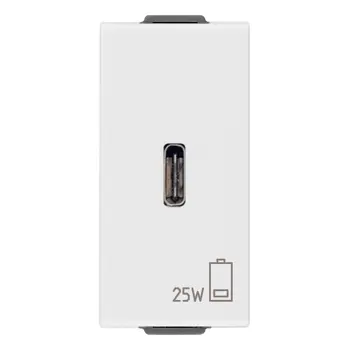 VIMAR NEVE UP C-USB PRIKLJUČNICA 25W 1MJ BIJELA