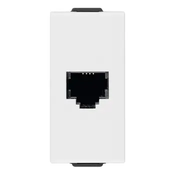 VIMAR NEVE UP PRIKLJUČNICA TELEFONSKA RJ11 6/4 BIJELA