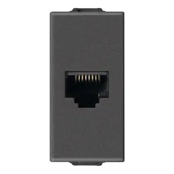 VIMAR NEVE UP PRIKLJUČNICA RJ45 CAT6 UTP 110 LAN (RJ45) KARBON