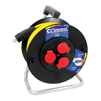 200-362 Kabelska motalica na PVC bubnju 280 mm, monofazna, 16 A 230 V ~ 3500 W I
