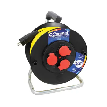200-371 Kabelska motalica na PVC bubnju 280 mm, monofazna, 16 A 230 V ~ 3500 W I