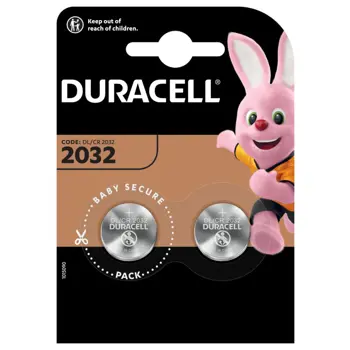 2032 BATERIJA DURACELL CR2032 3V 2/1
