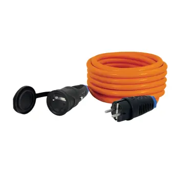 220-331 Produžni kabel s utikačem i natikačem "šuko" 16 A 250 V ~ 3500 W IP44