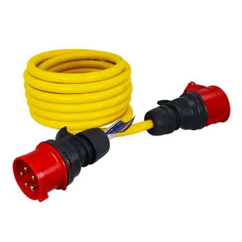 221-101 Produžni kabel s utikačem i natikačem CEE  16 A 400 V ~ 10500 W IP44