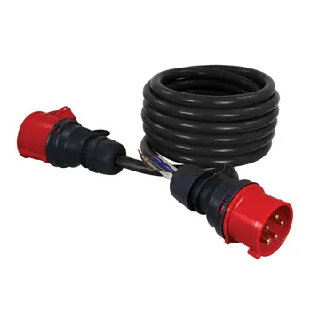 221-132 Produžni kabel s utikačem i natikačem CEE  16 A 400 V ~ 10500 W IP44