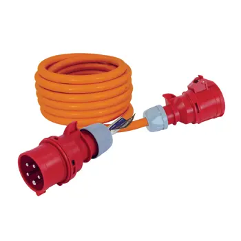 221-143 Produžni kabel s utikačem i natikačem CEE  16 A 400 V ~ 10500 W IP44