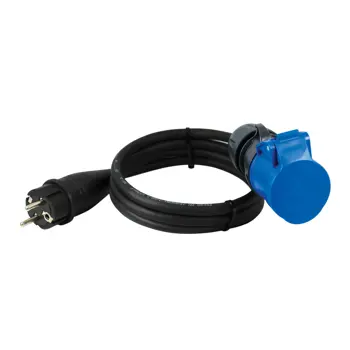 221-202 Adapter "šuko" - CEE 16 A 250 V ~ 3500 W 3P IP44