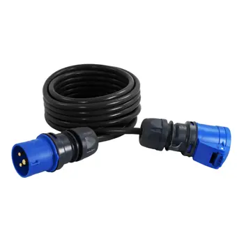 221-322 Produžni kabel s utikačem i natikačem CEE  16 A 250 V ~ 3500 W IP44