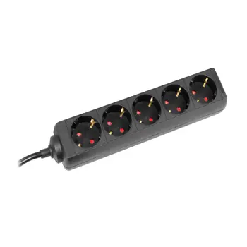 232-523 PETEROSTRUKA PRENOSIVA UTIČNICA 16 A 250 V ~ 3500 W, CRNA