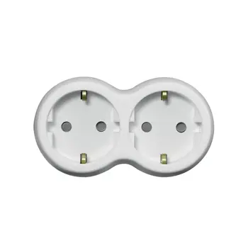 240-121 RAZDJELNIK 2-STRUKI, BIJELO-SIVI, 2X16 A, 230 V~ 50 HZ