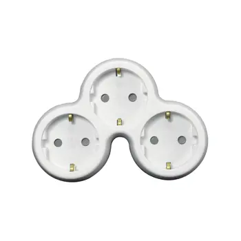 240-122 RAZDJELNIK 3-STRUKI, BIJELO-SIVI, 3X16 A, 230 V~ 50 HZ