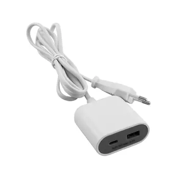 245-101 USB PUNJAČ A+C S KABELOM, 3.5A 17.5W, 1.5M, BIJELI