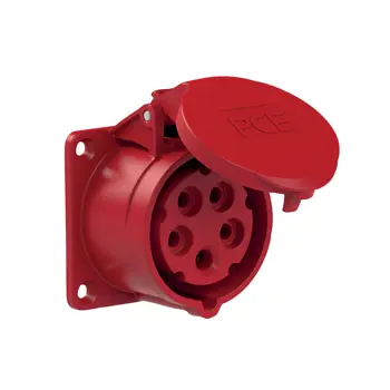 282-302 INDUSTRIJSKA UTIČNICA S POKLOPCEM STANDARD IEC 309 32 A 400 V ~ 5P IP44,