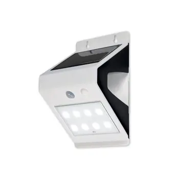 309-103 LED SOLARNI REFLEKTOR, 3 W, 200 LM, 4000 K, SA SENZOROM, BIJELI, 15,5 X
