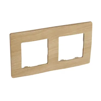 397096  NILOE POKROVNI OKVIR 2-STRUKI LIGHT WOOD