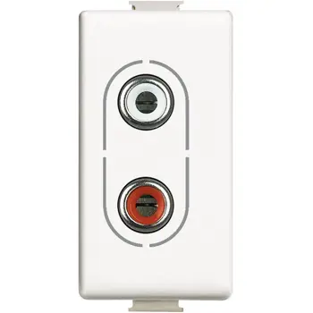 4281 AUDIO UTIČNICA RCA X 2