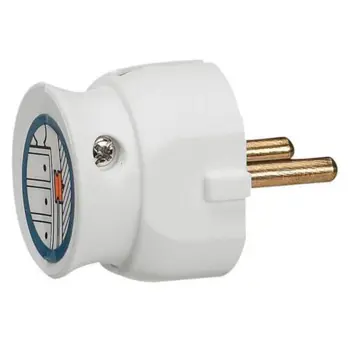 50183 UTIKAČ 2P/16A/230V MAX.3680W RAVNI BIJELI