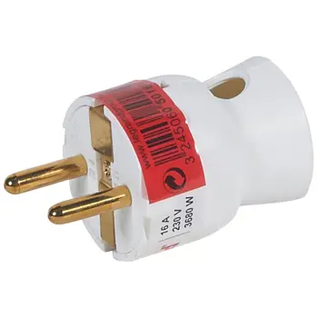 50188 UTIKAČ 2P+E/16A/230V MAX.3680W KUTNI BIJELI