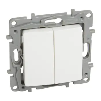 764502 NILOE SERIJSKI IZMJENIČNI PREKIDAČ 1P/10A/250V BIJELI