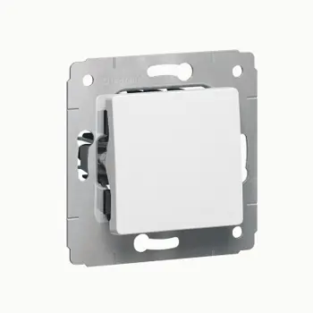 773606 IZMJENIČNI PREKIDAČ MEH. 1P/10A/250V CARIVA BIJELI