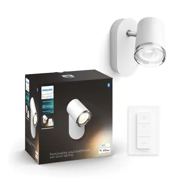ADORE PHILIPS HUE LED reflektor SINGLE SPOT bijeli 1XGU10 230V + Dimmer Switch