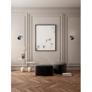 AELIA ZIDNA LAMPA LED/3000K/3W/478Lm/CRNA & SIVA
