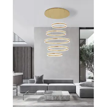 AGOS VISILICA LED 444W/3000K/11040lm/DIMM/IP20/ZLATNA