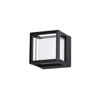 AGOSTO VANJSKA ZIDNA SVJETILJKA LED 6W/3000K/420lm/IP54/CRNA