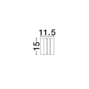 airy-vanjska-zidna-led-lampa-8watt-369lm-ip54-3000k-crna-84762-02137103.webp