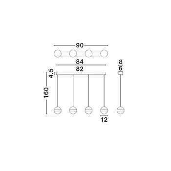alaz-led-luster-4x-crnazlatna-26w-3000k-ip20-triac-dimabilna-12428-02230175.webp