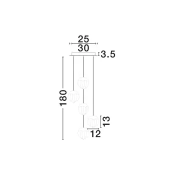 alicia-led-luster-5x-zlatna-25w-3000k-ip20-triac-dimabilna-30425-02230072.webp