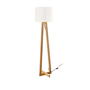 ALMA STAJAĆA LAMPA  E27  /IP20/DRVO & BIJELA
