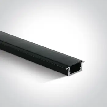 ALU PROFIL UGRADBENI 23x17x9mm CRNI S CRNIM DIFUZOROM