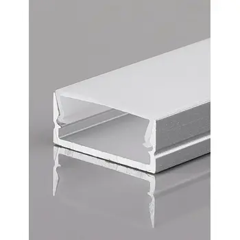 ALU PROFIL ZA LED TRAKU (max.15mm) + SJENILO 17×7mm/2m NADGRADNI ALU