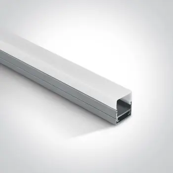 ALU PROFIL ZA LED TRAKU (max.15mm) + SJENILO 20×20mm/2m NADGRADNI