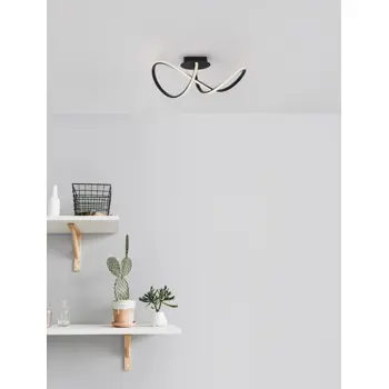 AMARA PLAFONSKA SVJETILJKA LED 23W/3000K/1400lm/IP20/CRNA