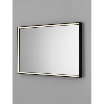 AMBOR ZIDNO LED OGLEDALO S OSVJETLJENJEM 48Watt 1648lm CRNA