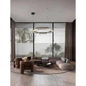 APNEA VISILICA LED/3000K/61W/6646Lm/CRNA & ZLATNA