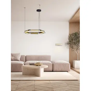 APNEA VISILICA LED/3000K/7W/721Lm/CRNA & ZLATNA