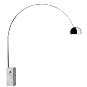 ARCO LED STAJAĆA SVJETILJKA E27/70W/H.2400mm/IP20 ALUMINIJ MRAMOR