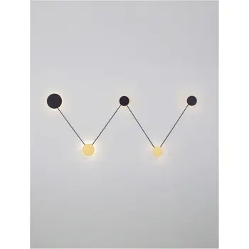 ARK ZIDNA LAMPA LED /3000K/34W/1034Lm/CRNA & ZLATNA