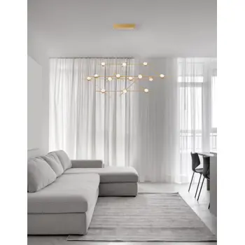 ATOMO VISILICA LED 39W/3000K/2096lm/DIMM/IP20/ZLATNA
