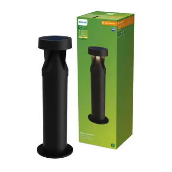 AVERY PHILIPS solarna LED svjetiljka BD 1.8W 27K crna