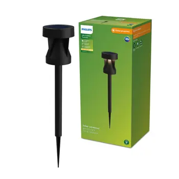 AVERY PHILIPS solarna LED svjetiljka 1.8W 27K crna