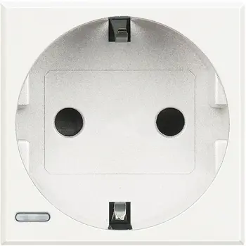 AXOLUTE UTIČNICA 2P+E/16A/250V 2M WHITE