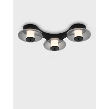 BALLET LED STROPNA LAMPA CRNA 24W 3000K IP20 TRIAC PRIGUŠILJIVA