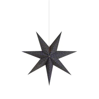 BAROQUE VISILICA ZVIJEZDA PLAVA 75cm 1/E14/2m